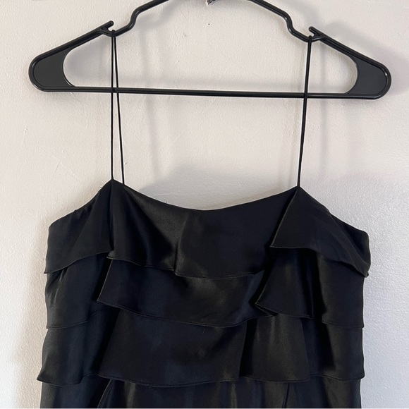 [Kay Unger] Black Cocktail Silk Dress - Picture 3 of 14